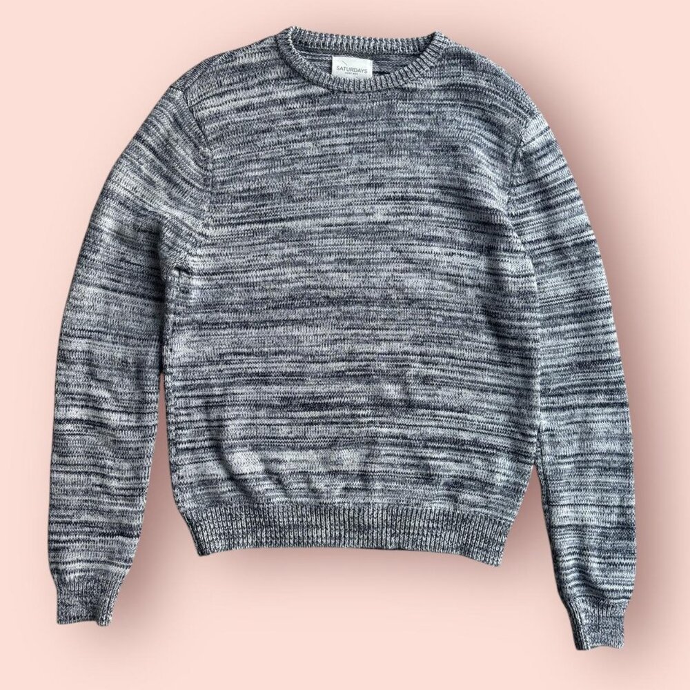 Saturdays Surf NYC Grey Cotton Sweater
